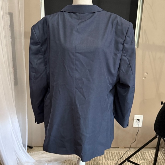 Elegant Blue Men's Blazer - Picture 2 of 4